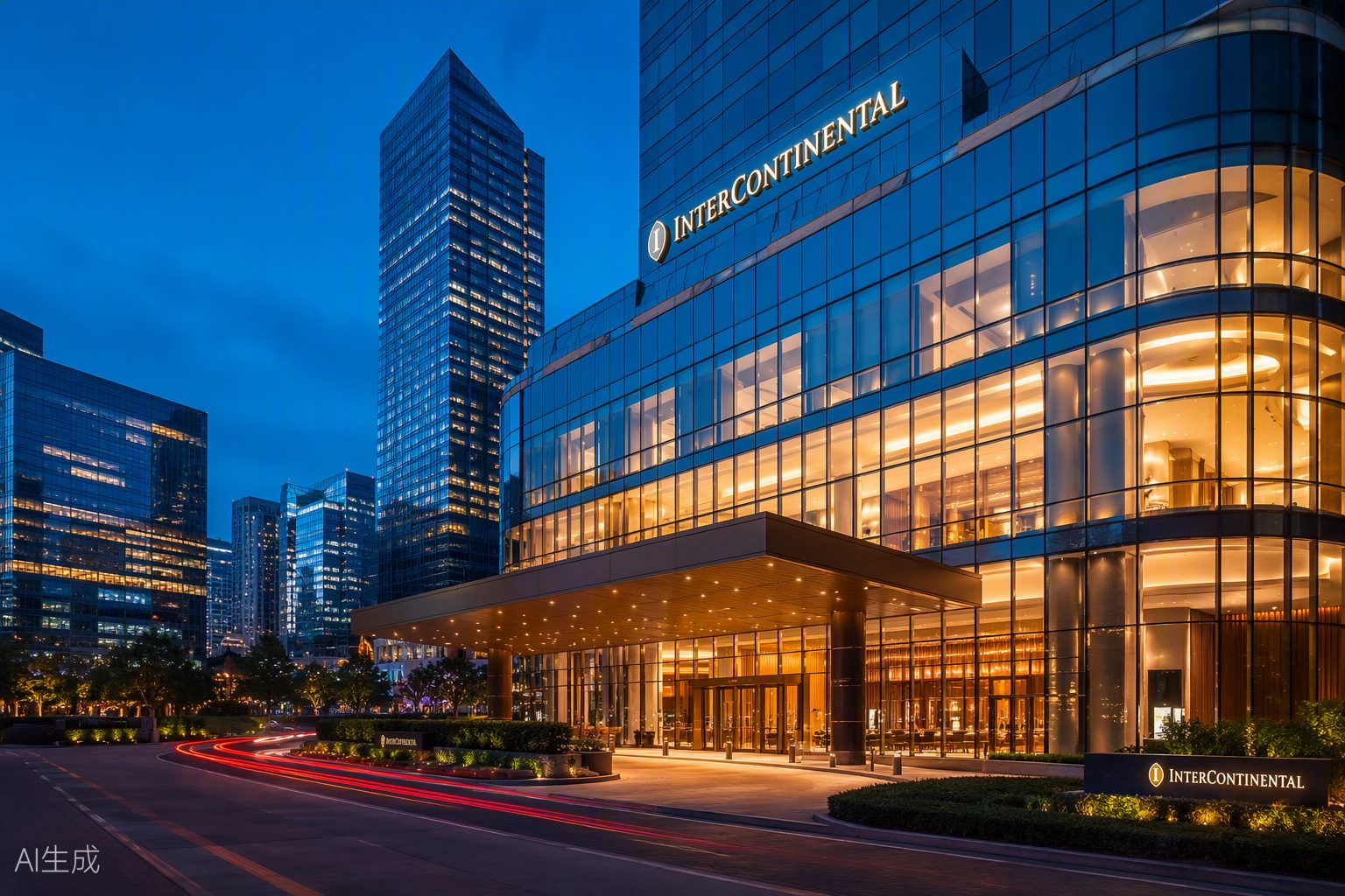 Resort exterior distributed across supplier channels